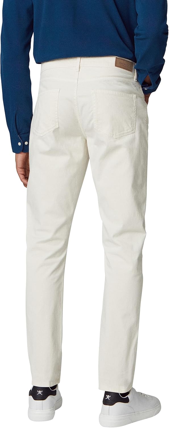 Hackett London Herren Hose 33W / 32L Beige (Knochen), 33W / 32L Beige (Knochen)