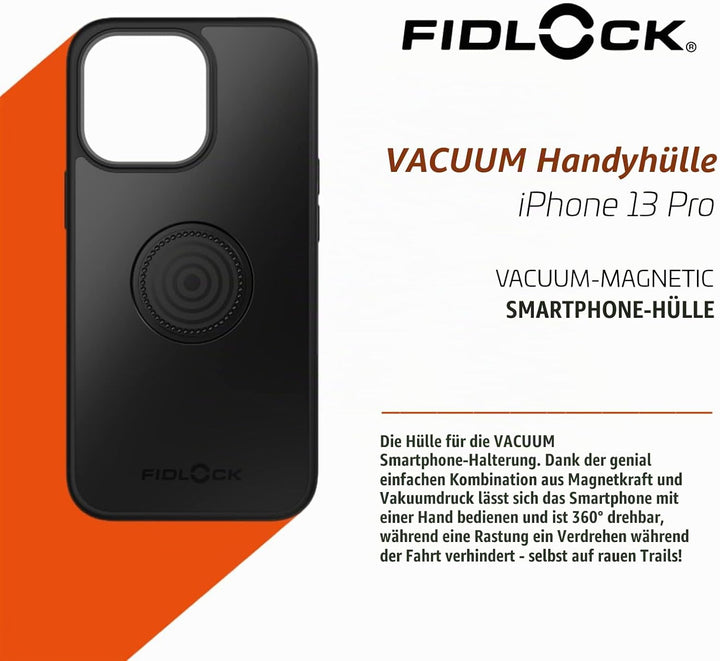 Fidlock Handyhülle Phone Case iPhone 13 Pro geeignet für alle Vacuum Handyhalterungen, IPhone 13 Pro