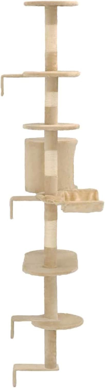 Homgoday Katzenspielzeug, Katzenspielzeug, Kratzbaum für Katzen, Kratzbaum, Katzenbaum mit Sisal-Kra