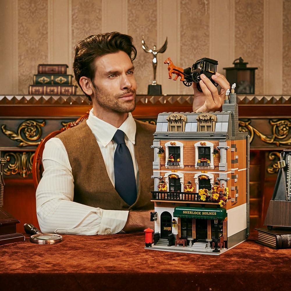 Sherlock Holmes Bauset Baker Street 221B Apartment 42 cm