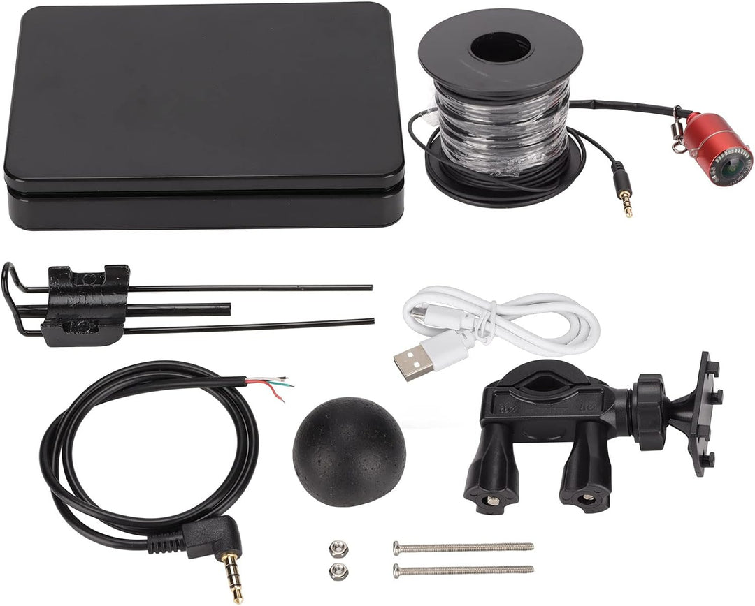 Unterwasser-Angelkamera, IP67 Wasserdichter 5-Zoll-IPS-LCD-, Tragbarer Fischfinder, Unterwasserkamer