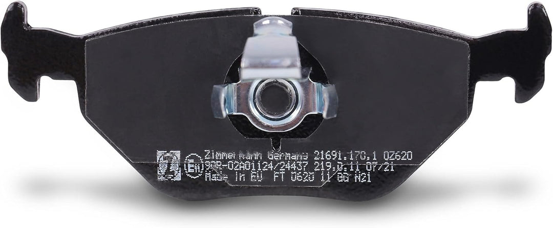 ZIMMERMANN 21691.170.1 Serie Bremsbelagsatz, Hinten, 1 Sensor, inklusive Platte dämpfend, inklusive