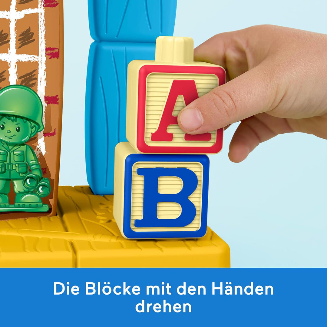 Fisher-Price Little People Kleinkindspielzeug Disney Pixar Toy Story Andys Zimmer Spielset mit Woody
