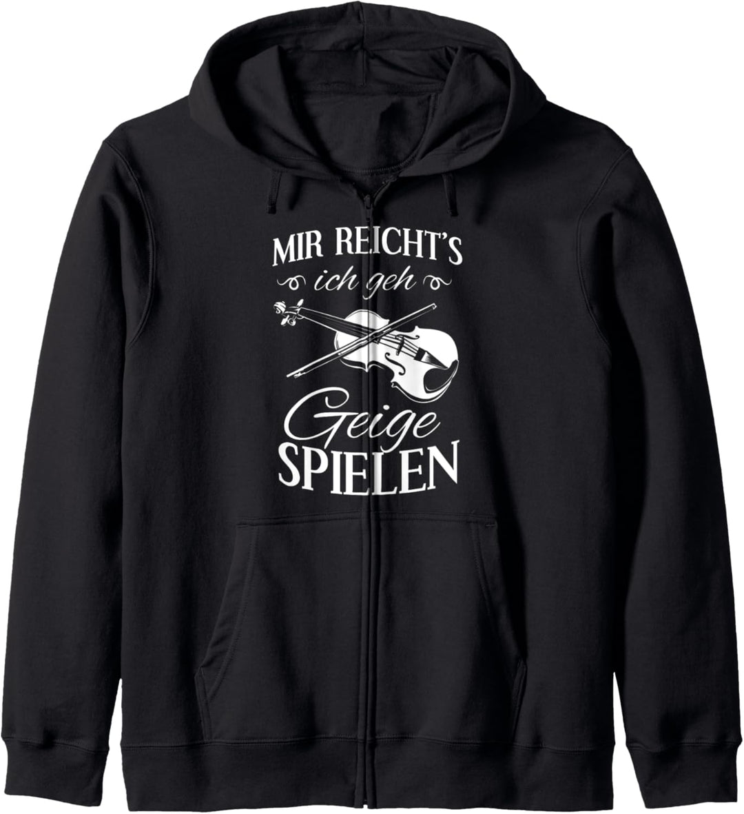 Geiger Violine Musiklehrer Violinenspieler Violinist Violin Kapuzenjacke