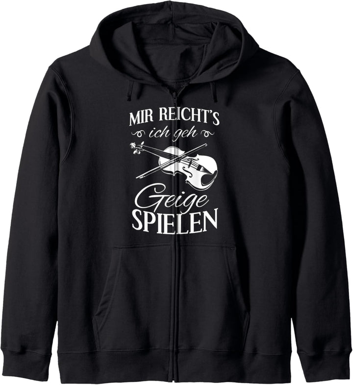 Geiger Violine Musiklehrer Violinenspieler Violinist Violin Kapuzenjacke
