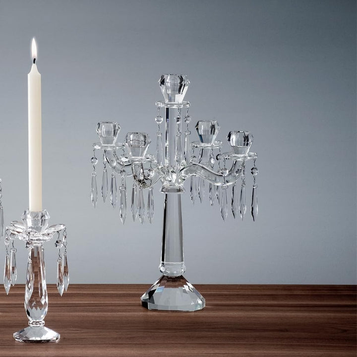 Villeroy und Boch Retro Accessories Leuchter, 5-armig, 43 cm, Glas, Klar 430mm, 430mm