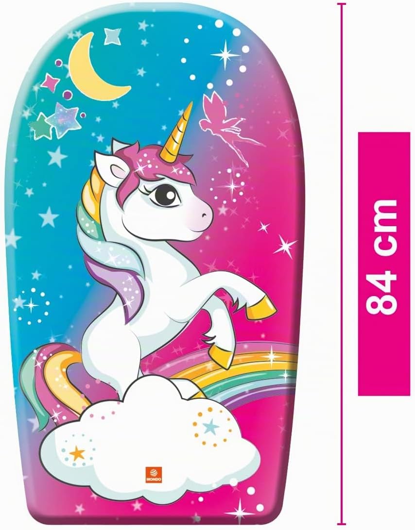 Mondo Toys - UNICORN Body Board - Surfbrett für Kinder, 84 cm - 11213