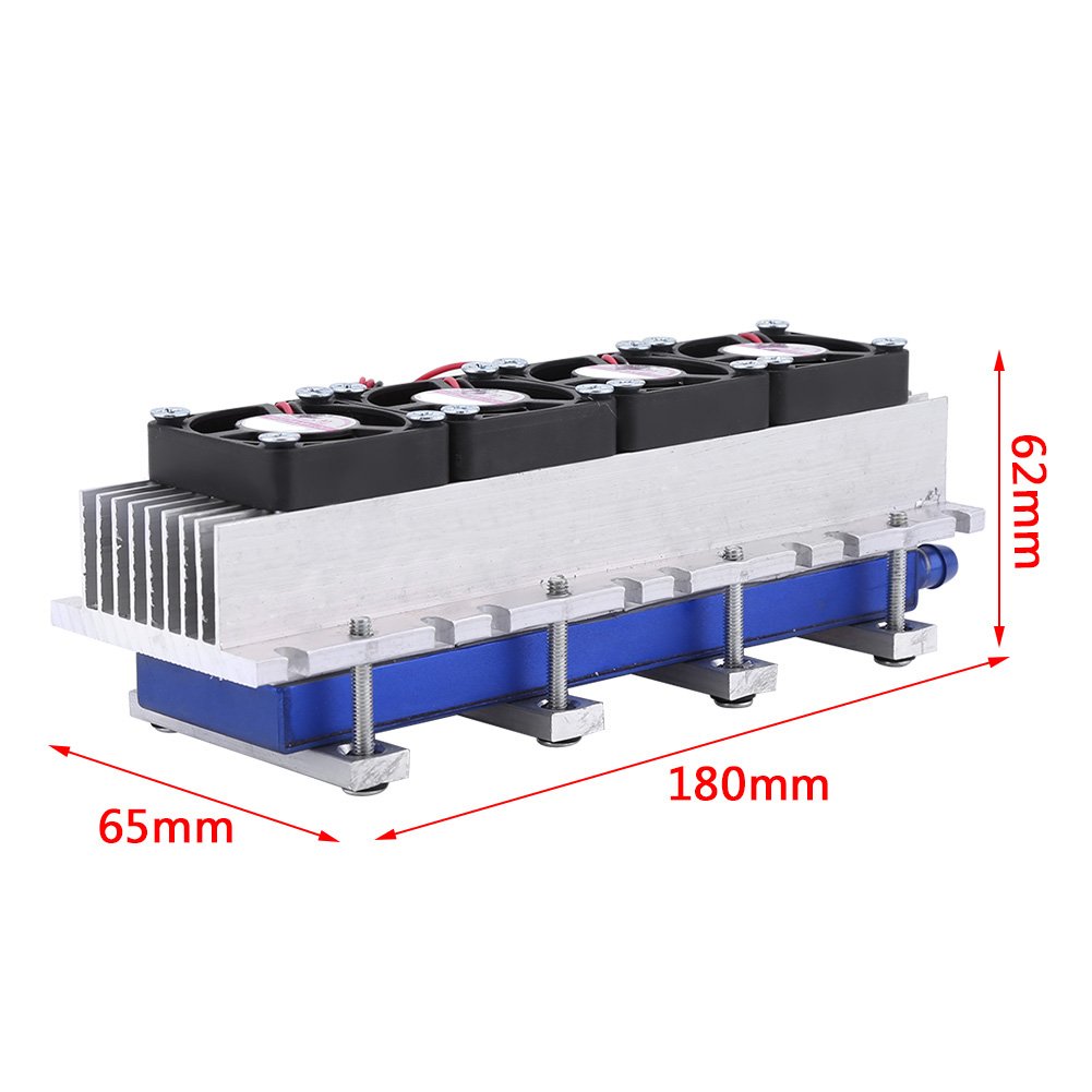 DIY Thermoelektrische Kühlvorrichtung Kälteluft Kühlvorrichtung 4-Chip TEC1-12706 12V 288W