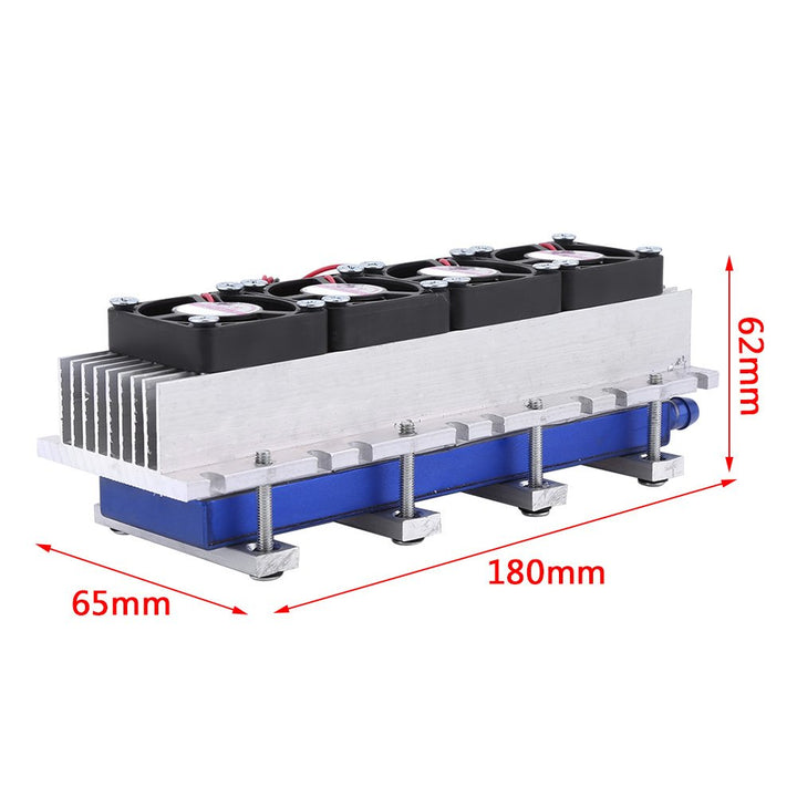 DIY Thermoelektrische Kühlvorrichtung Kälteluft Kühlvorrichtung 4-Chip TEC1-12706 12V 288W