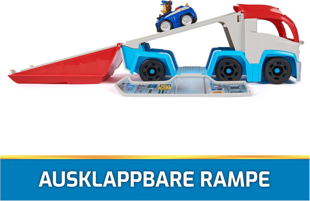PAW PATROL – Pup Squad Mini-Patroller Teamfahrzeug mit Chase-Spielzeugauto, Spielzeug geeignet für K