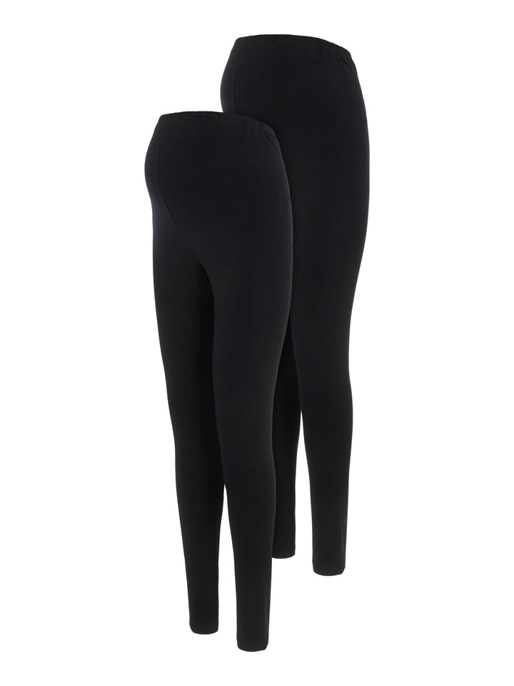 Mama Licious Female Leggings Slim Fit Hohe Taille Leggings XS Schwarz, XS Schwarz