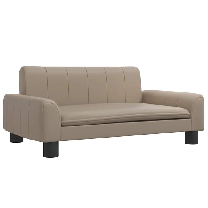 vidaXL Kindersofa Cappuccino 70x45x30 cm Kunstleder 70 x 45 x 30 cm Cappuccino, 70 x 45 x 30 cm Capp