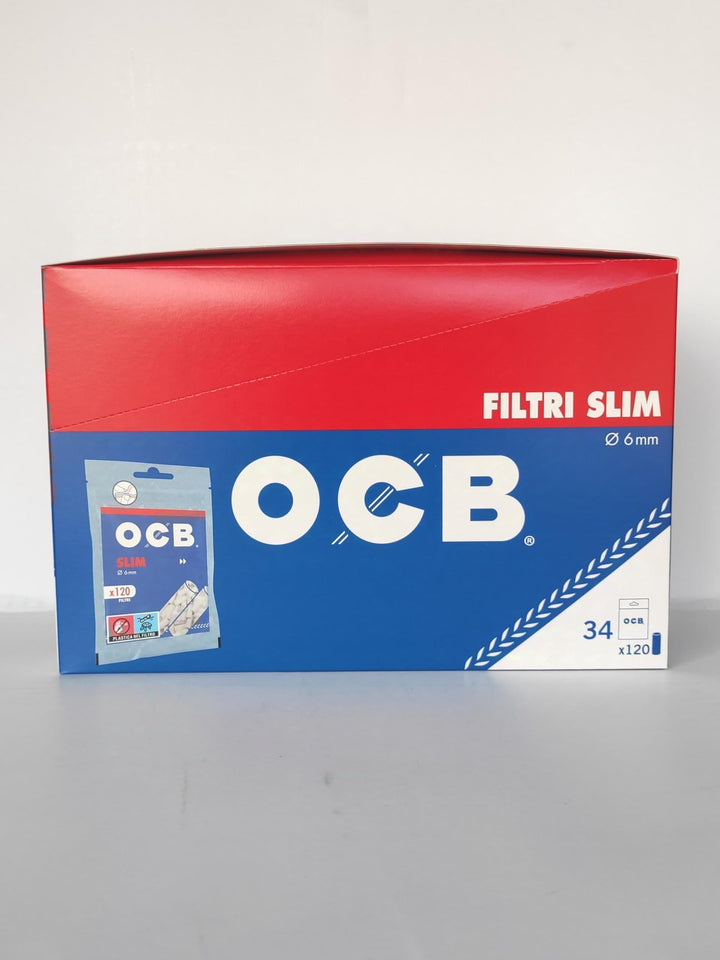 OCB FILTRI Slim 6 MM - 34 Buste DA 120 FILTRI