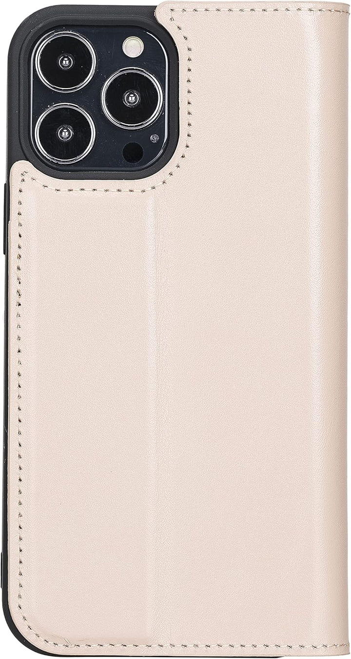 Solo Pelle aufklappbare Lederhülle kompatibel für iPhone 13 in 6.1 Zoll inkl. 1 Kartenfach für das o