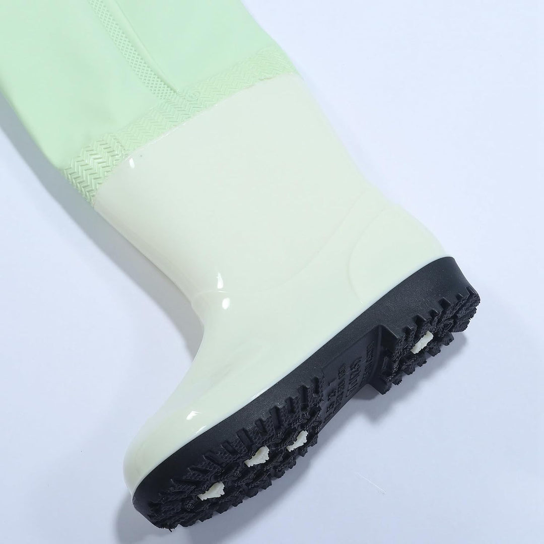 Wathose Kinder Wasserdicht mit Stiefel Kinderwathose Matschhose Jungen Anglerhose mit Stiefel Mädche