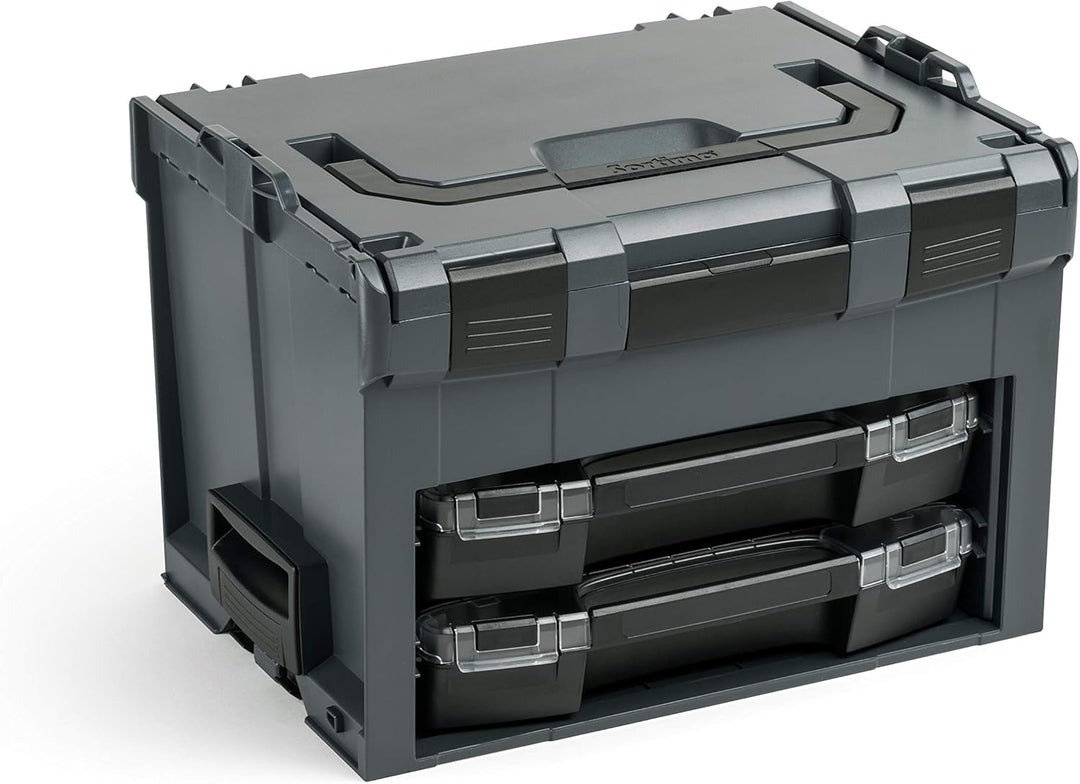 L-BOXX Sortimo LS BOXX 306 | inkl. i-BOXX 72 H3 & i-BOXX 72 I3 in Anthrazit individuell anpassbar mi