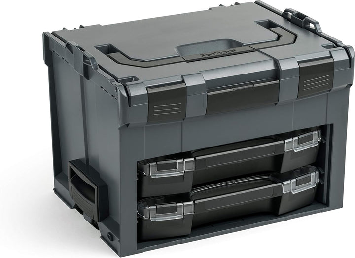 L-BOXX Sortimo LS BOXX 306 | inkl. i-BOXX 72 H3 & i-BOXX 72 I3 in Anthrazit individuell anpassbar mi
