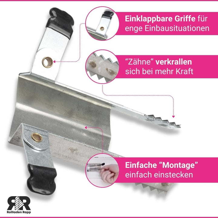 Klemmsicherung für Rollladen Einbruchsicherung - 10 Stück im Set [5x685330]