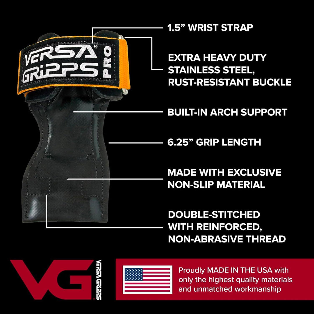 Versa Gripps® PRO Authentisch. Das Beste Trainingszubehör der Welt. IN DEN USA HERGESTELLT Schwarz S