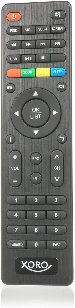XORO PTL 1050 - 10.1 Zoll (25,6 cm) Tragbarer Fernseher mit DVB‐T2 HD Tuner, 6 Monate Guthaben für f
