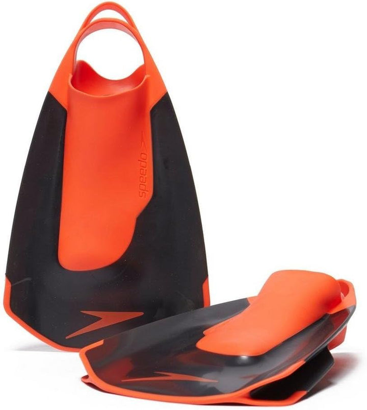 Speedo Unisex Erwachsene Fastskin Kickfin Kick Fin 3/4 Schwarz/Siren Rot, 3/4 Schwarz/Siren Rot