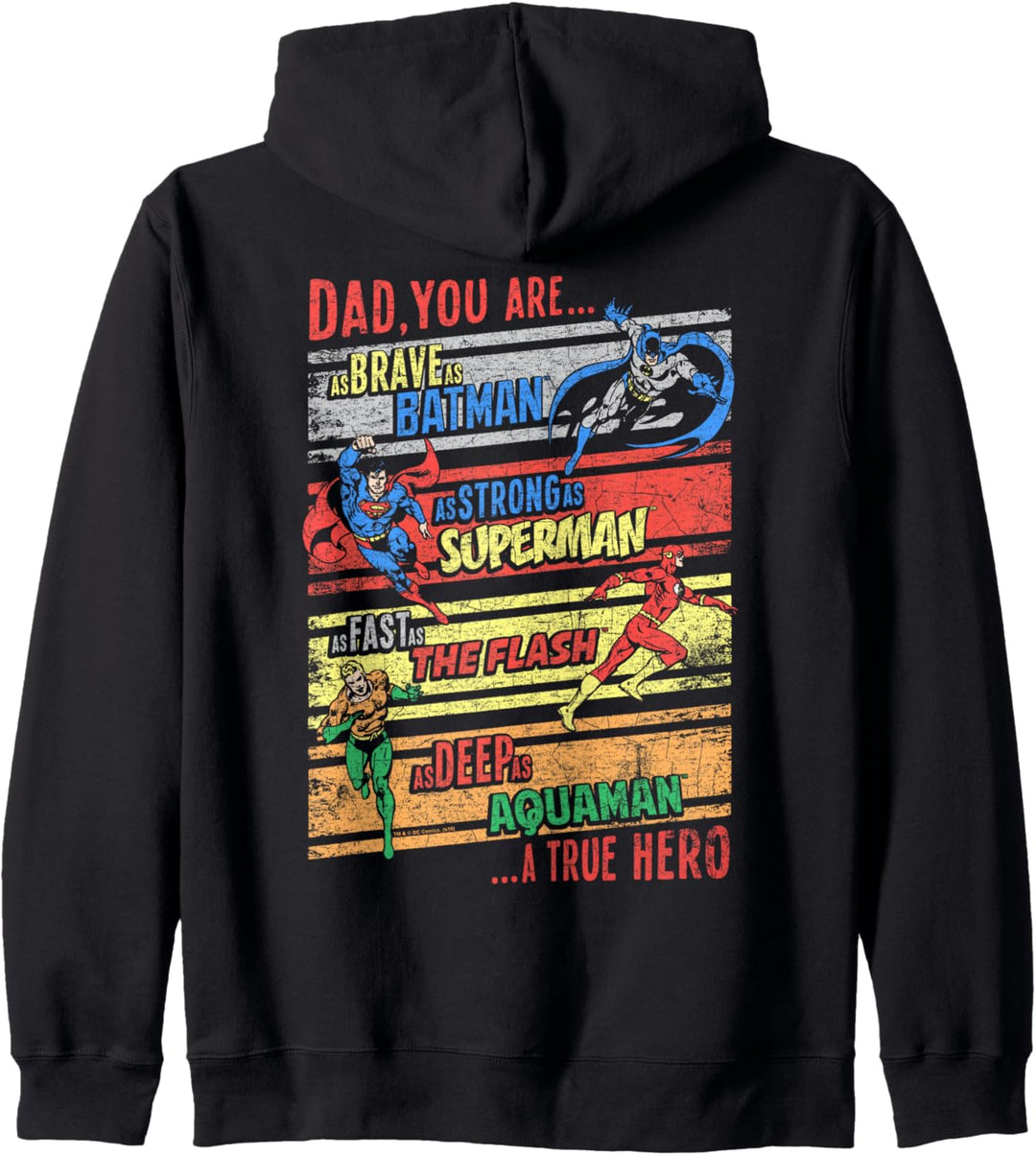 Justice League A True Hero Kapuzenjacke