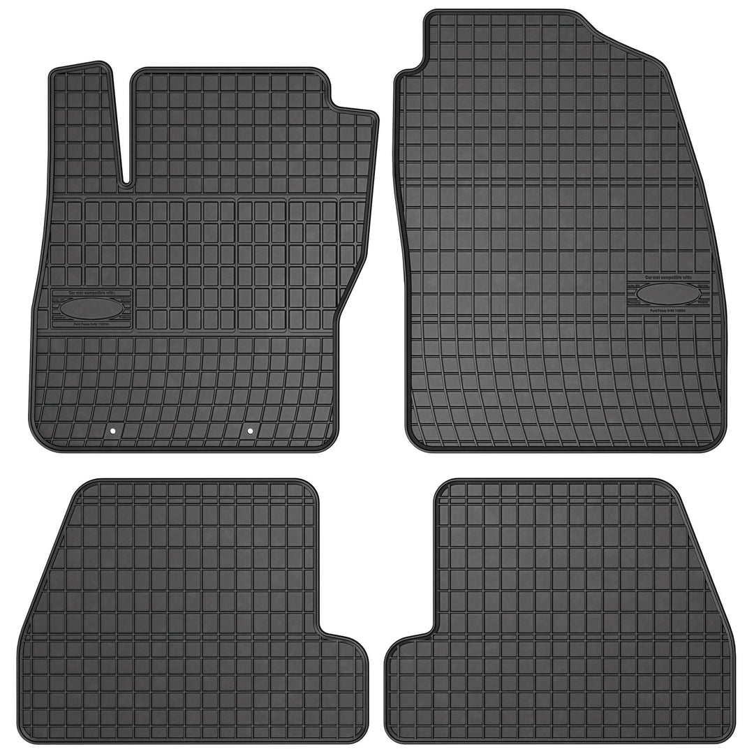 SMK Gummimatten auto fussmatten Satz passend für Ford Focus II 2004-2011 Erleben Sie einen neuen Sta