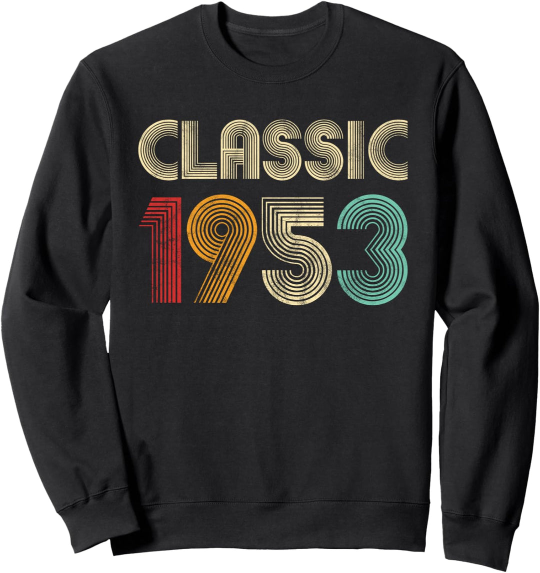 Klassisch 1953 Vintage 67. Geburtstag Geschenk Männer Frauen Sweatshirt