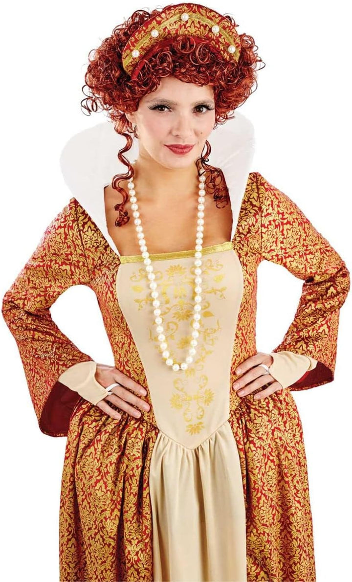 Fun Shack Mittelalter Königin Kleid Damen, Karneval Kostüm Damen Mittelalter, Kostüm Burgfräulein Da