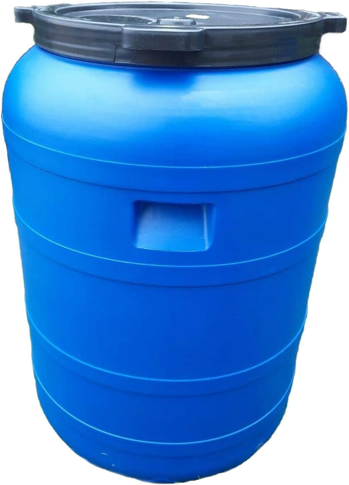 Sterk Plast B200F Fass Durchmesser 55 cm, Fassungsvermögen 200 Liter, Blau