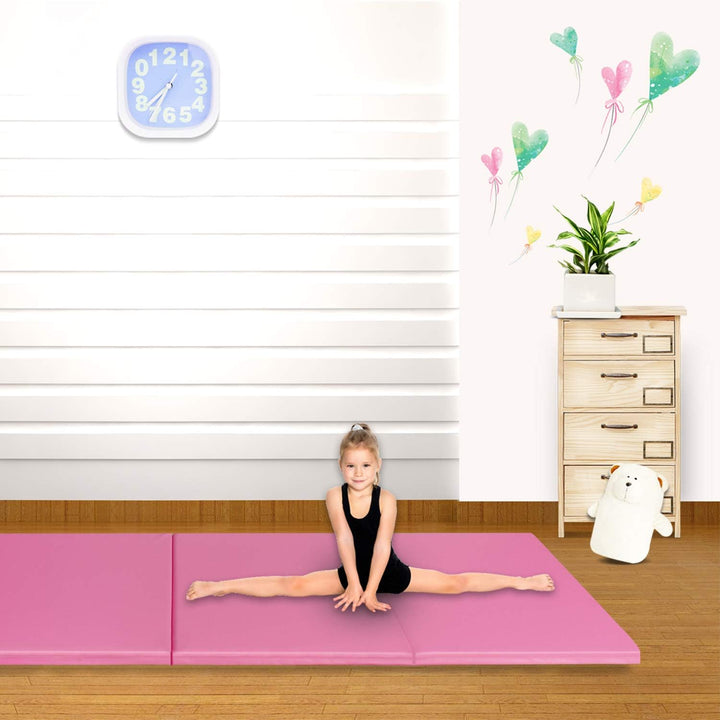 CCLIFE Turnmatte Weichbodenmatte 180x60x5cm Kinder Klappbare für Zuhause Fitnessmatte Gymnastikmatte