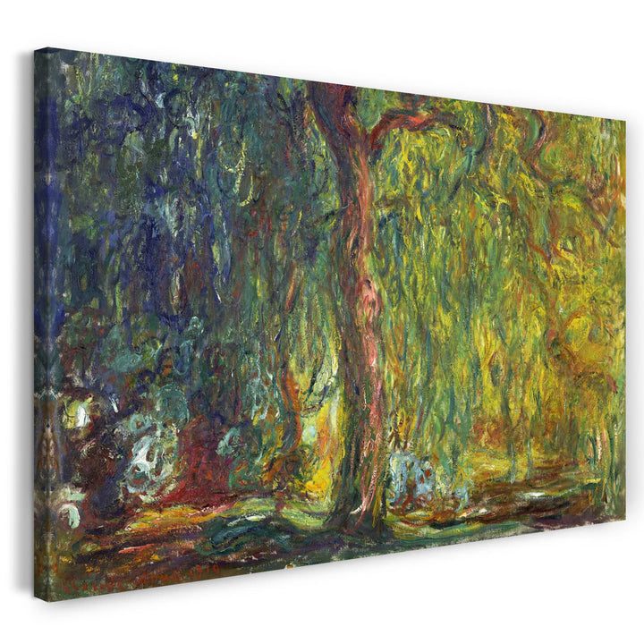 Printed Paintings Leinwand (80x60cm): Claude Monet - Trauerweide 80x60 cm, 80x60 cm