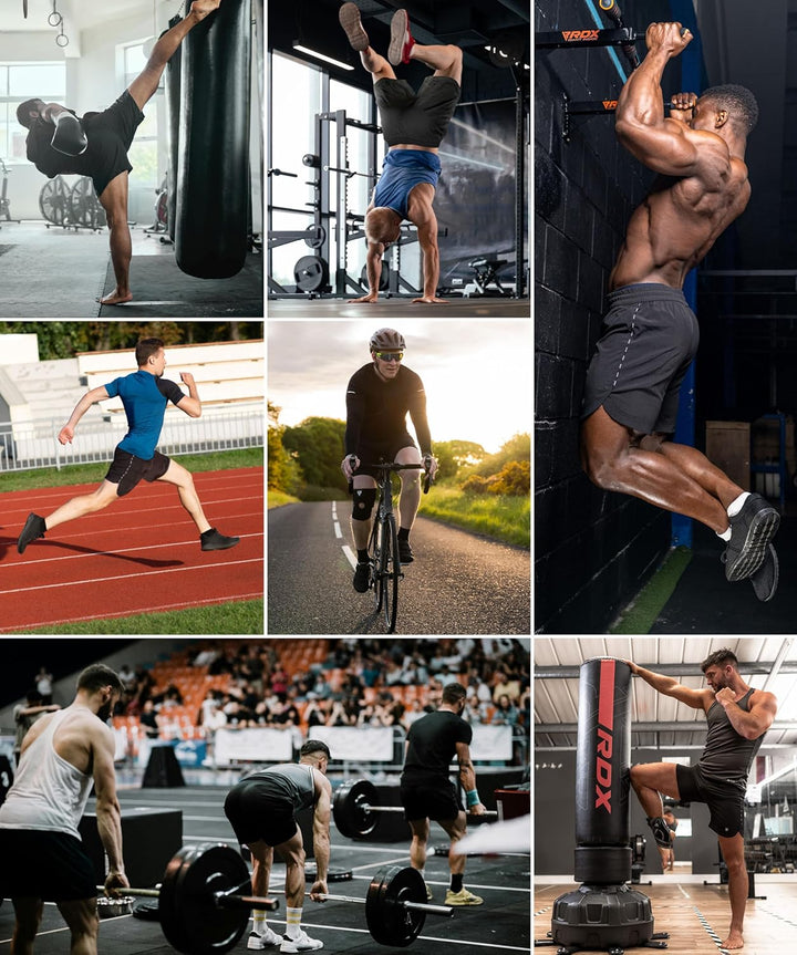 RDX MMA Shorts Sporthose Herren Kurz, Kampfsport Boxen Trainingshose Männer, Kickboxen Muay Thai Box