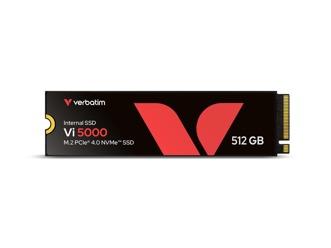 Verbatim Vi5000 NVMe M.2 Internal SSD, internes SSD-Laufwerk mit 512 GB Datenspeicher und PCIe Gen 4