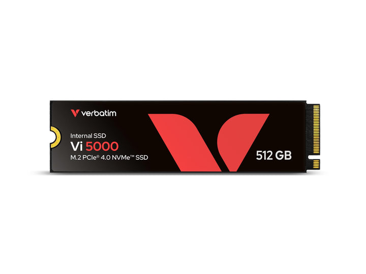 Verbatim Vi5000 NVMe M.2 Internal SSD, internes SSD-Laufwerk mit 512 GB Datenspeicher und PCIe Gen 4