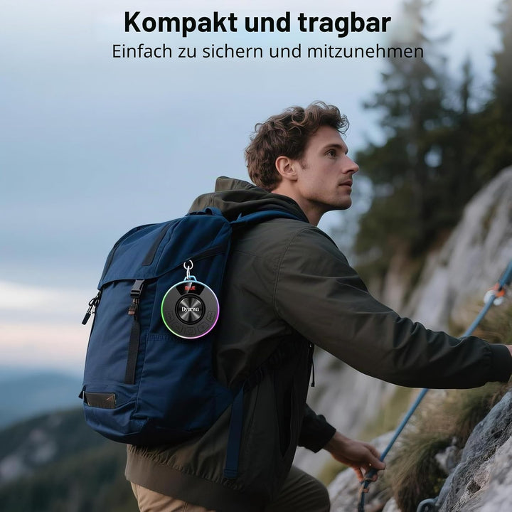 Wasserdichter Bluetooth Duschlautsprecher, 10H Bluetooth-Lautsprecher mit Saugnapf, Tragbare bluetoo