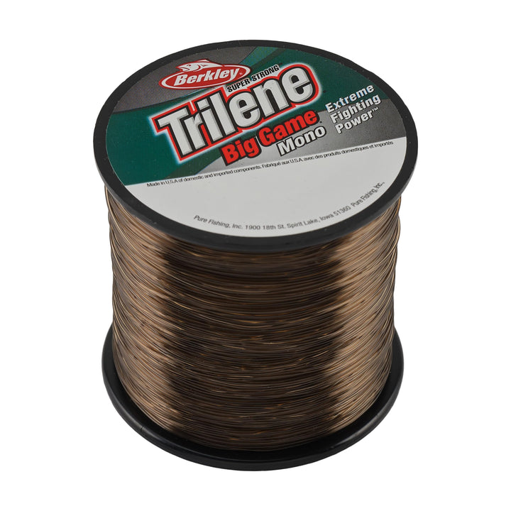 Berkley Big Game Trilene Monofilament Individuelle Spool 10lb - 1500yd Coastal Brown, 1500yd Coastal