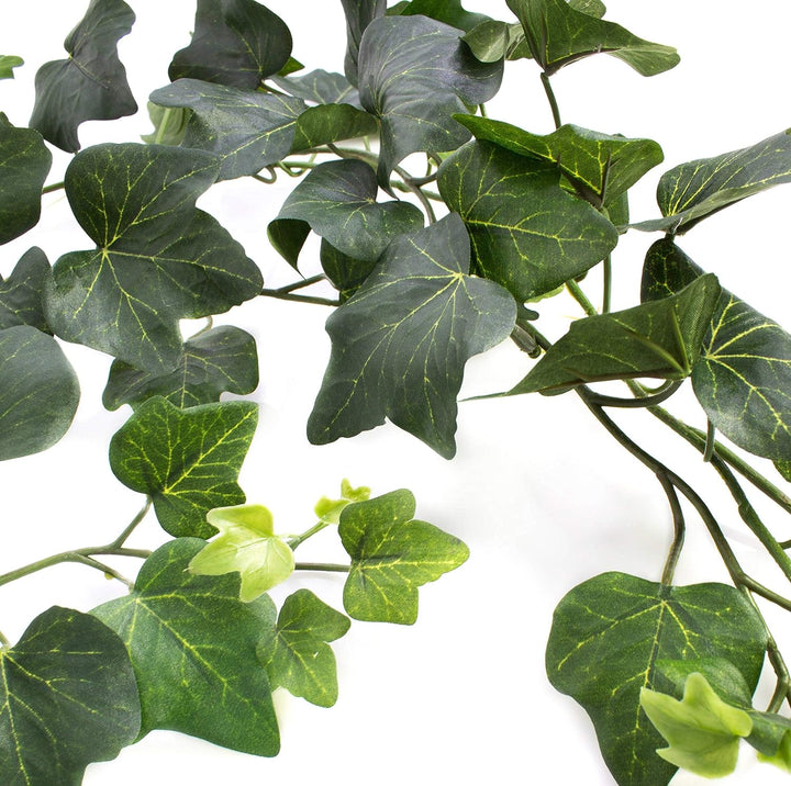 artplants.de Künstliche Efeugirlande Till, grün, 148 Blätter, 205cm, uv - sicher - Deko Efeupflanze