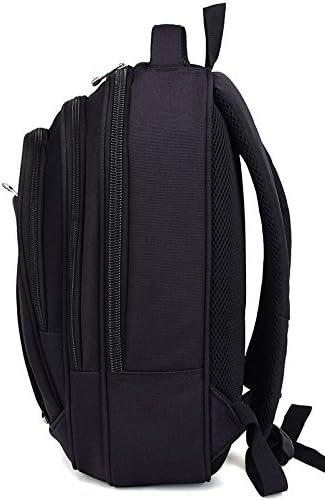 City Bag - Unisex Rucksack mit Laptopfach 15,6“ - geeignet für Büro/Schule/Uni - Schwarz, Schwarz