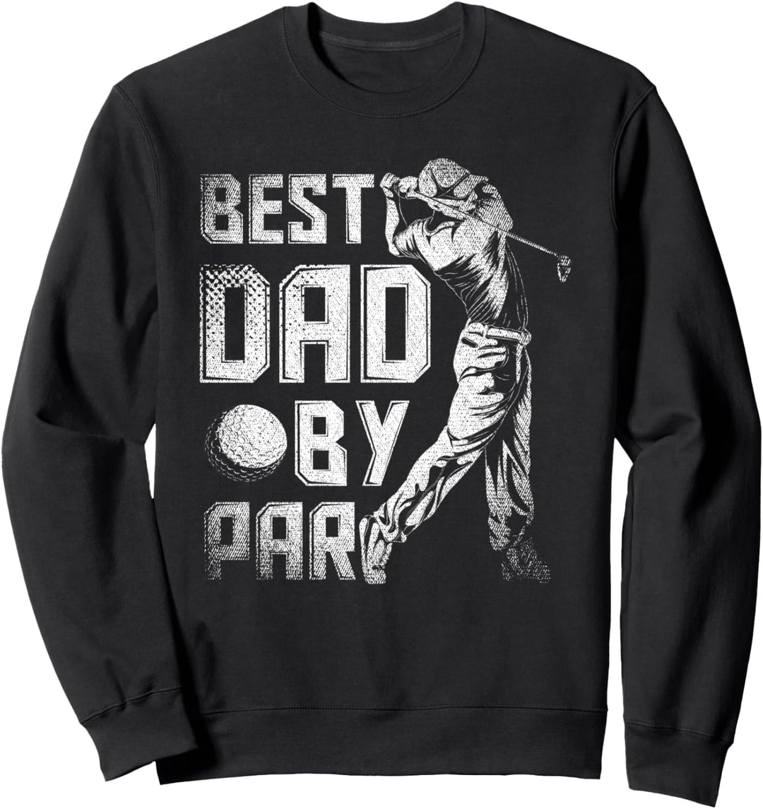 Bester Papa mit Abstand Golfspieler Hobby Golfer Golf Sweatshirt