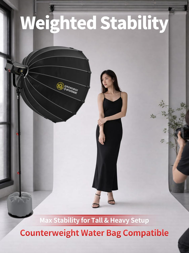 IFOOTAGE Cobra RB-A300 Professionelles Kamera-Aluminium-Einbeinstativ,Studio-Einbeinstativ,gewichtet