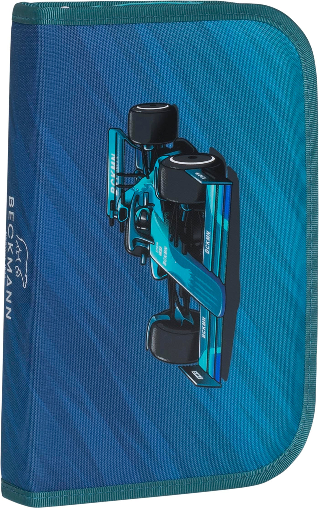 Beckmann, Federmappe Racing, mit Inhalt, Mäppchen Federtasche, Grundschule, 1. Klasse, Green, Racing