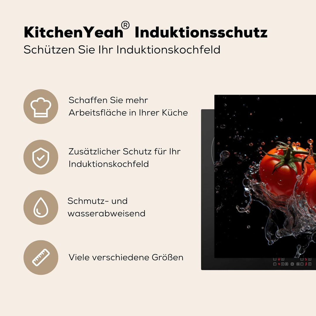Herdabdeckplatte Einteilig Abdeckplatten Cerankochfeld Abdeckung Ceranfeld Herdplattenabdeckung Indu