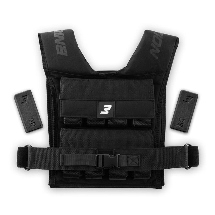 Müller & Blum Premium Gewichtsweste 20 kg oder 10 kg, Verstellbare Trainingsweste mit herausnehmbare