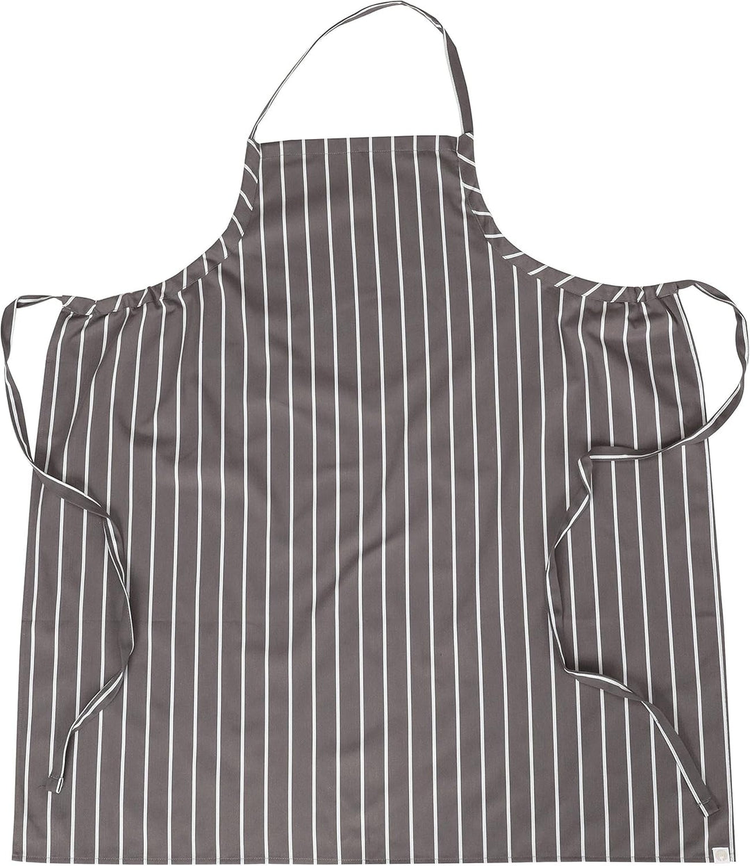 Chef Works Herren A100-BCS English Chef Schürze schwarz Kreide gestreift, Grau mit weissen Streifen,