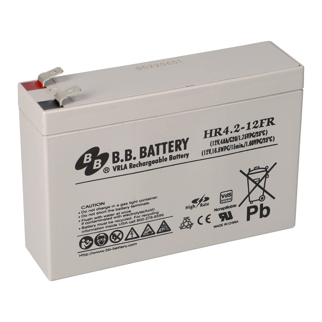 Bleiakku 12V 4,2Ah AGM mit VDs kompatibel zu UP-VW1220P1 USV UPC u.a.