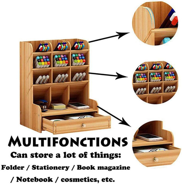 Stift-Organizer Aufbewahrung Multifunktionaler Schreibtisch Organizer Schreibtisch ordentlich Stifth