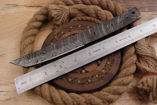 Damast Klinge Handgeschmiedete Damast Rohling Damascus blank blade 6027EA