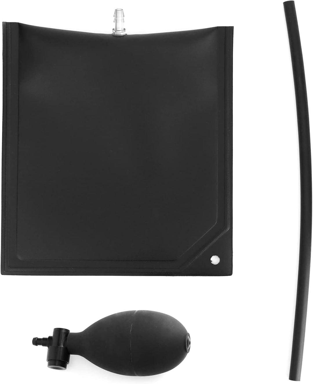 QWORK® 8 Stück Montagekissen, Hebekissen Luftkissenheber Belastung bis 200kg, Schwarz 8stk, 8stk