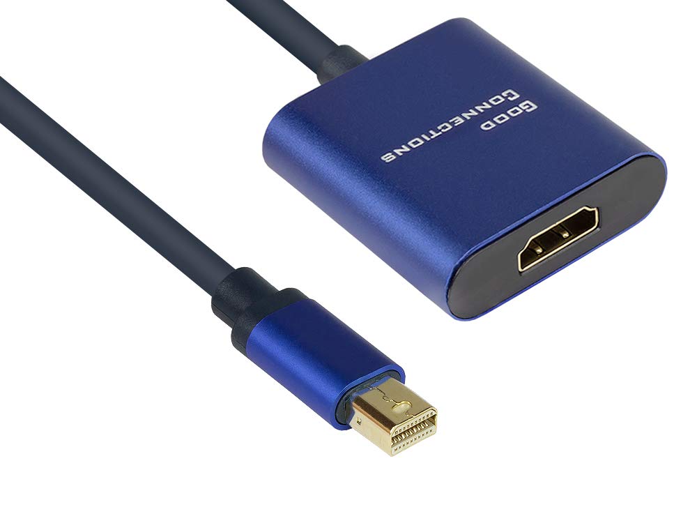 Good Connections® SmartFLEX Mini DisplayPort 1.4 an HDMI 2.0 Adapter - 4K UHD @60Hz RGB / 4:4:4 - KU